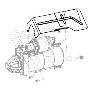 12569625 - Starter Heat Shield